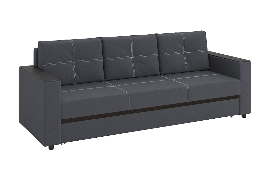 Смарт/ Диван - кровать 3-х мест велюр parma 27 темно-серый